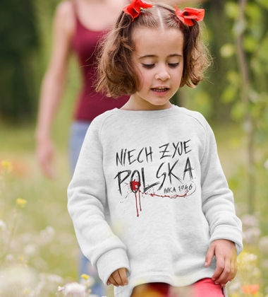 Bluza dziecięca NIECH ŻYJE POLSKA